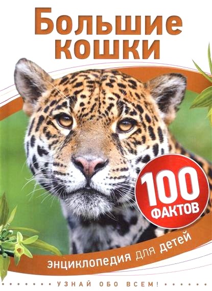 Обложка книги Большие кошки. Энциклопедия для детей 